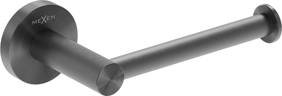 Mexen Ovio toilet paper holder, brushed gun gray - 70A19525-66