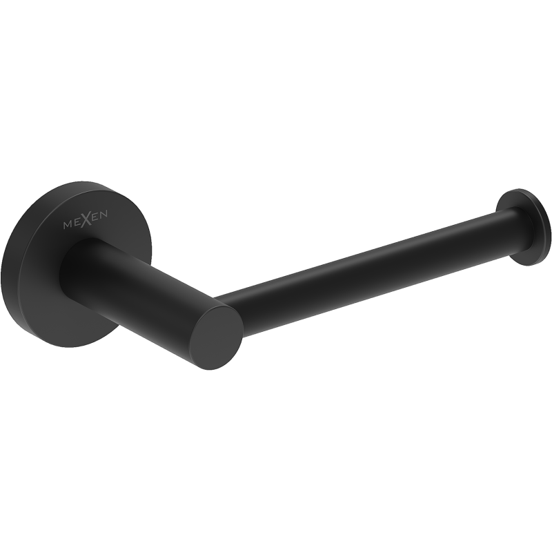 Mexen Ovio tualetes papīra turētājs, melns - 70A19525-70