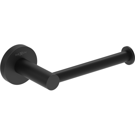 Mexen Ovio tualetes papīra turētājs, melns - 70A19525-70