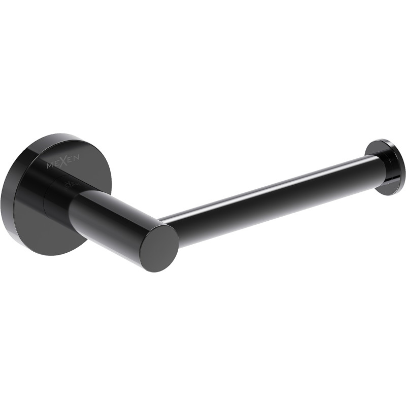 Mexen Ovio toiletrolhouder, zwart chroom - 70A19525-73