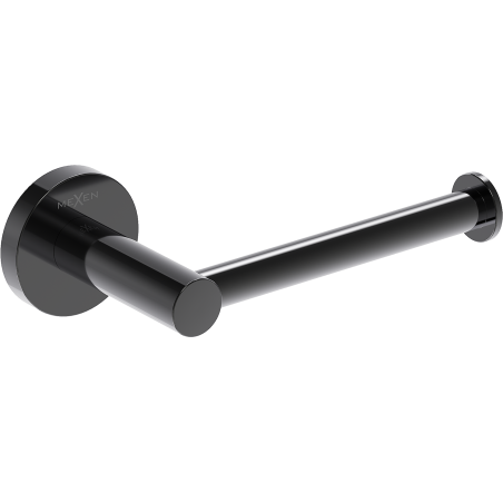 Mexen Ovio uchwyt na papier toaletowy, black chrome - 70A19525-73