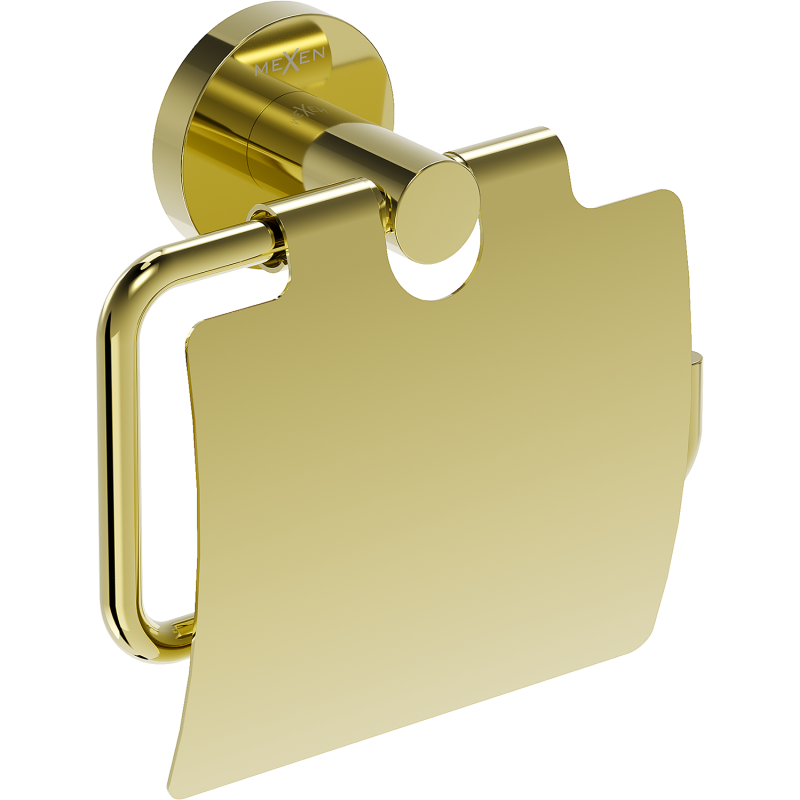 Mexen Ovio tualešu papīra turētājs, zelta - 70A19521-50