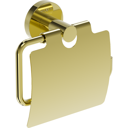 Mexen Ovio tualešu papīra turētājs, zelta - 70A19521-50