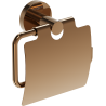 Mexen Ovio toilet paper holder, rose gold - 70A19521-60