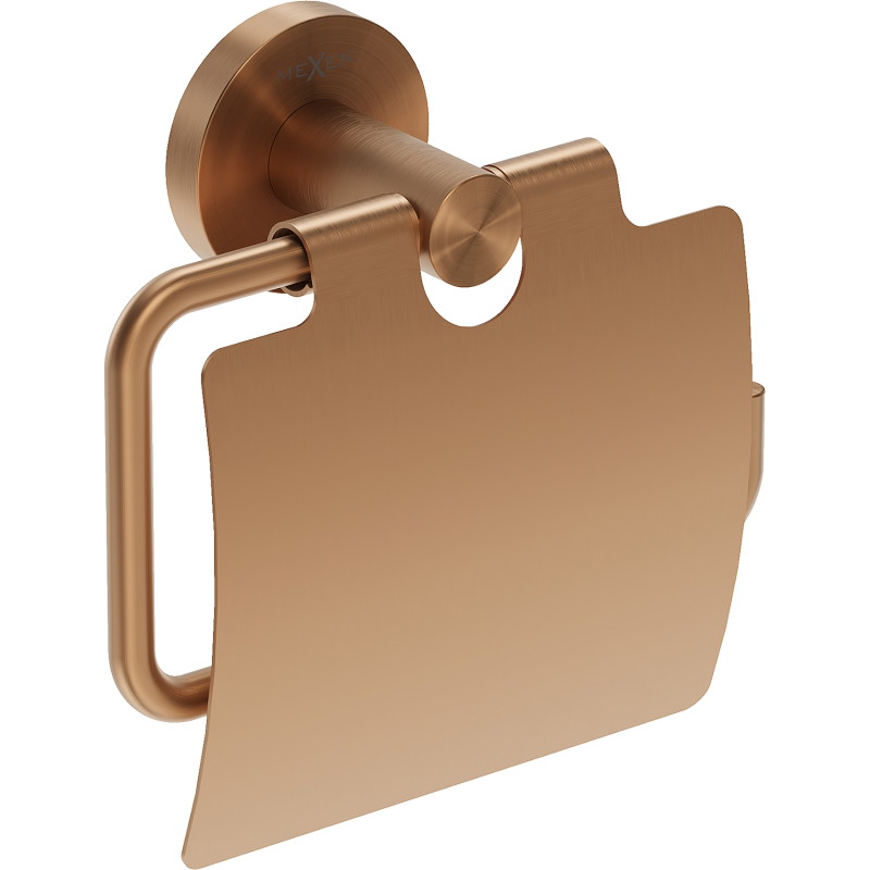 Mexen Ovio toiletrolhouder, geborsteld koper - 70A19521-65