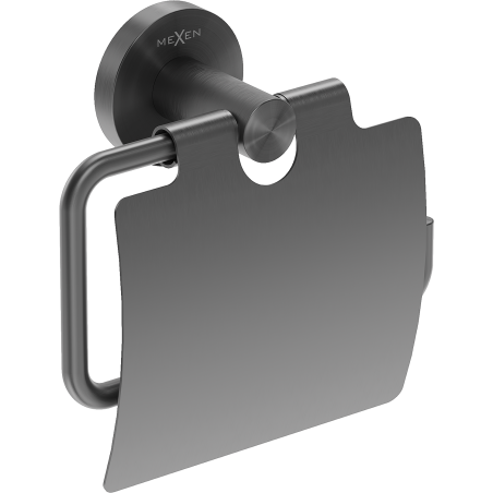 Mexen Ovio tualetes papīra turētājs, birstīts ieroču pelēks - 70A19521-66