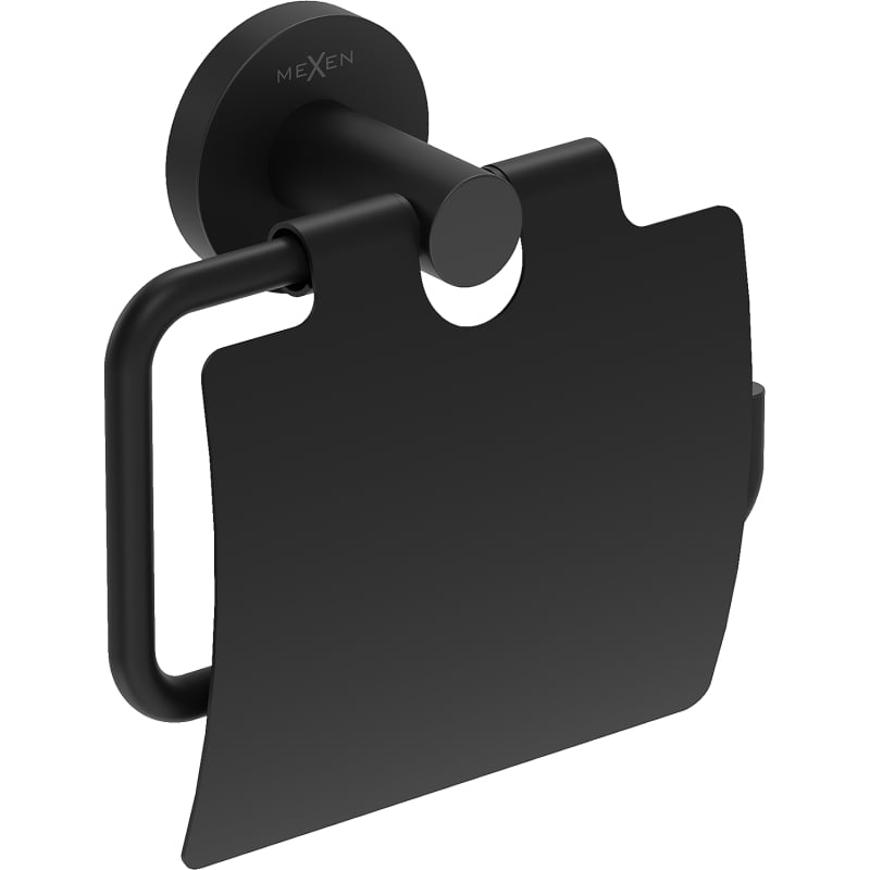 Mexen Ovio suporte para papel higiénico, preto - 70A19521-70