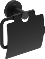 Mexen Ovio tualetes papīra turētājs, melns - 70A19521-70