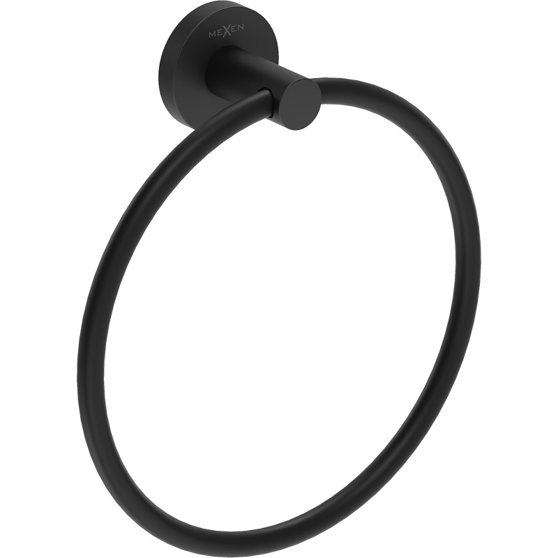 Mexen Ovio appendiabiti per asciugamano, nero - 70A19531-70