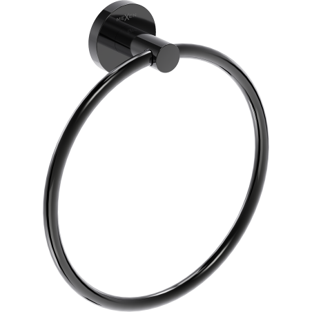 Mexen Ovio wieszak na ręcznik, black chrome - 70A19531-73