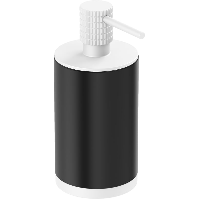 Mexen Triv distributeur de savon sur pied, noir/blanc - 70A33059-20B