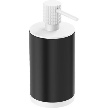 Mexen Triv distributeur de savon sur pied, noir/blanc - 70A33059-20B
