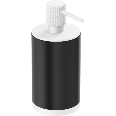 Mexen Triv stāv podziņai, melns/balts - 70A33059-20B