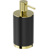 Mexen Triv stehender Seifenspender, schwarz/gold - 70A33059-50B