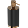 Mexen Triv dispensador de jabón de pie, negro/oro rosa - 70A33059-60B