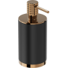Mexen Triv standing soap dispenser, black/rose gold - 70A33059-60B