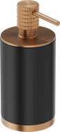 Mexen Triv standing soap dispenser, black/brushed copper - 70A33059-65B