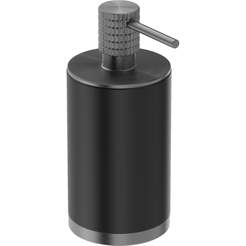 Mexen Triv stāvdozators ziepēm, melns/suku gun gray - 70A33059-66B