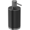 Mexen Triv standing soap dispenser, black/brushed gun gray - 70A33059-66B