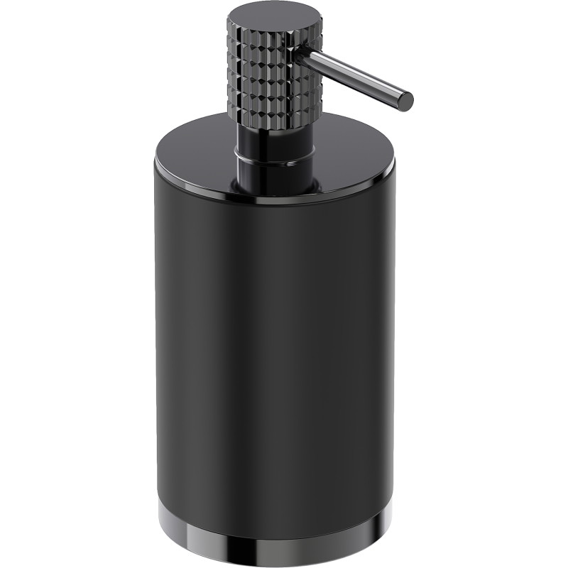 Mexen Triv dispensador de jabón de pie, negro/cromo negro - 70A33059-73B
