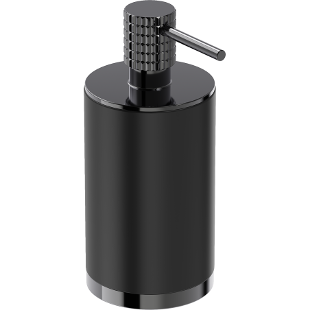 Mexen Triv dozownik do mydła stojący, czarny/black chrome - 70A33059-73B
