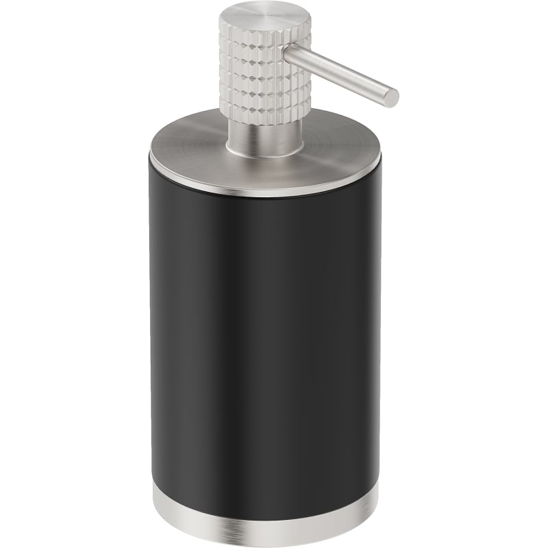 Mexen Triv dispensador de sabonete de mesa, preto/níquel escovado - 70A33059-97B