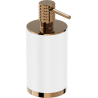 Mexen Triv standing soap dispenser, white/pink gold - 70A33059-60W
