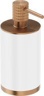 Mexen Triv standing soap dispenser, white/brushed copper - 70A33059-65W