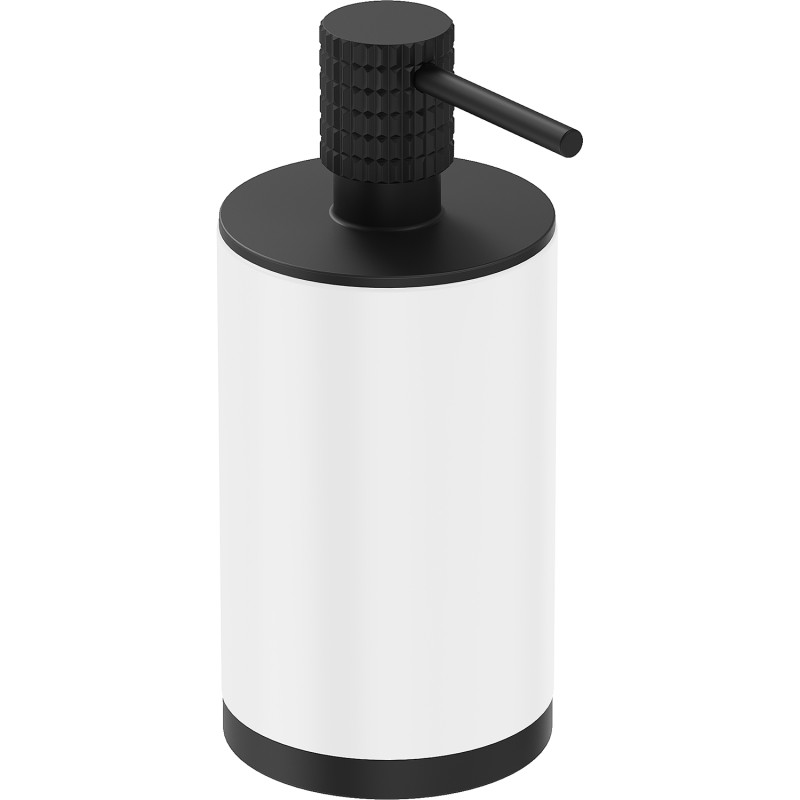 Mexen Triv stående tvålpump, vit/svart - 70A33059-70W