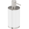 Mexen Triv distributeur de savon sur pied, blanc/nickel brossé - 70A33059-97W