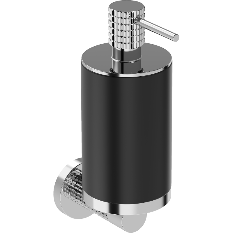 Mexen Triv ziepju dozators, melns/hroms - 70A33058-00B