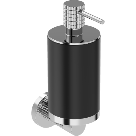 Mexen Triv dispensador de sabonete, preto/cromado - 70A33058-00B