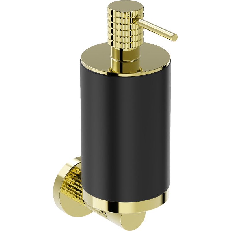 Mexen Triv dispenser per sapone, nero/oro - 70A33058-50B