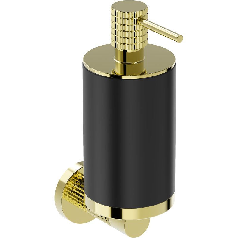 Mexen Triv ziepju dozators, melns/zeltains - 70A33058-50B