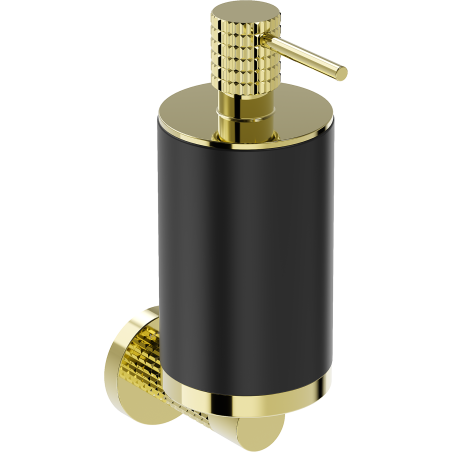 Mexen Triv ziepju dozators, melns/zeltains - 70A33058-50B