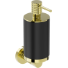 Mexen Triv dispensador de jabón, negro/dorado - 70A33058-50B
