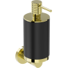 Mexen Triv soap dispenser, black/gold - 70A33058-50B