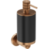 Mexen Triv soap dispenser, black/brushed copper - 70A33058-65B