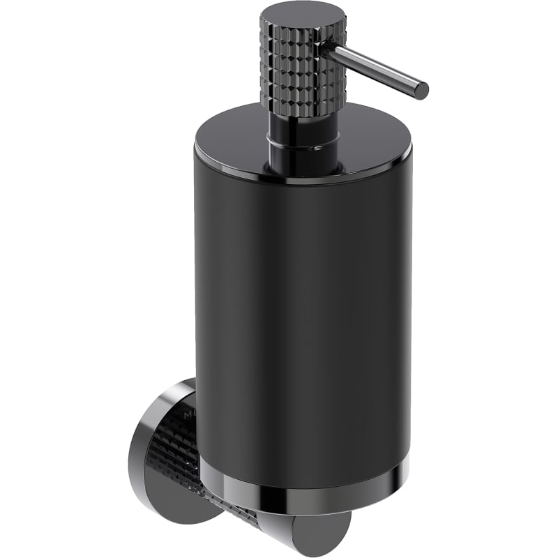 Mexen Triv dispensador de sabonete, preto/chrome preto - 70A33058-73B