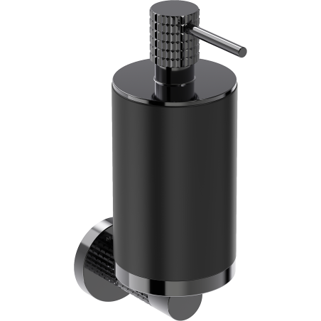 Mexen Triv Seifenspender, schwarz/black chrome - 70A33058-73B