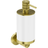 Mexen Triv distributore di sapone, bianco/oro spazzolato - 70A33058-55W