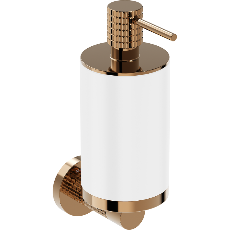 Mexen Triv ziepju dozators, balts/rozā zelts - 70A33058-60W