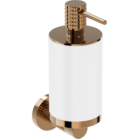 Mexen Triv ziepju dozators, balts/rozā zelts - 70A33058-60W