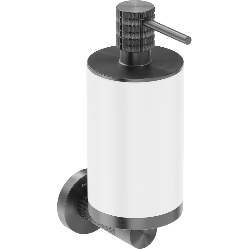 Mexen Triv ziepju dozators, balts/birstēts ieroču pelēks - 70A33058-66W