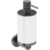Mexen Triv Seifenspender, weiß/gebürstetes Gun Gray - 70A33058-66W