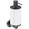 Mexen Triv soap dispenser, white/brushed gun gray - 70A33058-66W