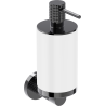 Mexen Triv tvålpump, vit/svart krom - 70A33058-73W