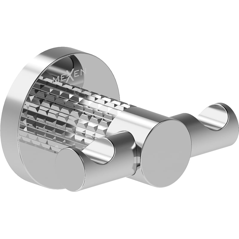 Mexen Triv crochet double pour serviette, chrome - 70A33012-00