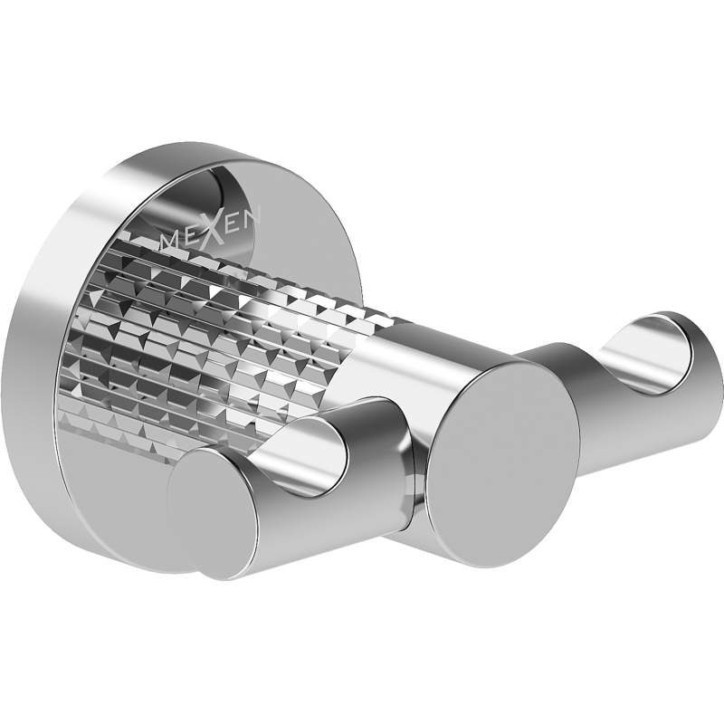 Mexen Triv dubultais dvieļu āķis, hroms - 70A33012-00