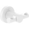 Mexen Triv doppelter Handtuchhaken, weiß - 70A33012-20